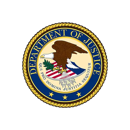 Logo of United States Department of Justice