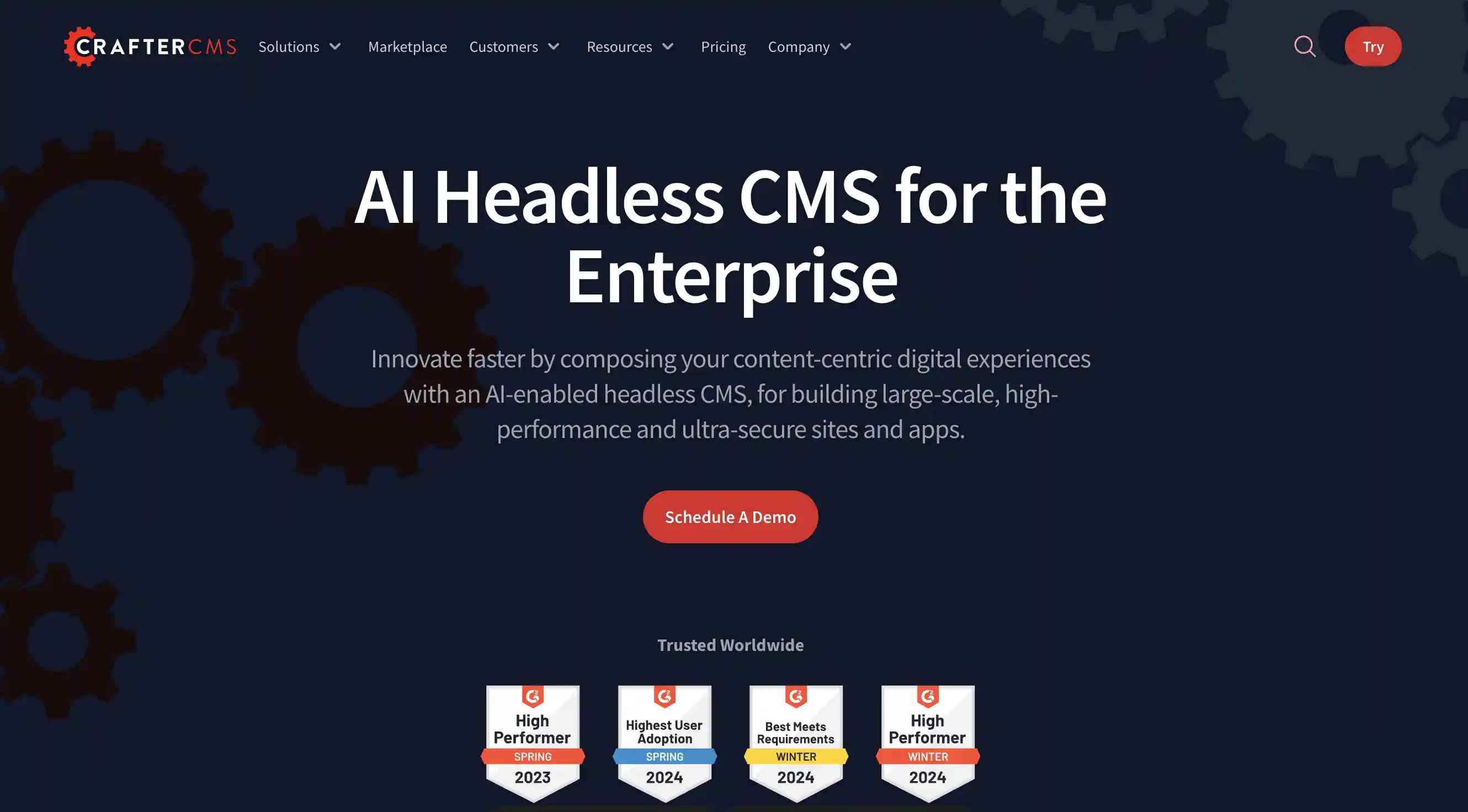 CrafterCMS Home Page